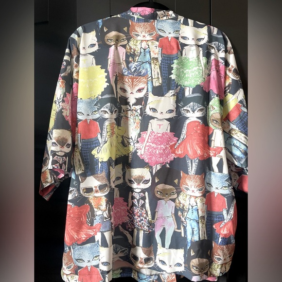 NEW Cat Kimono Jacket - Picture 3 of 5